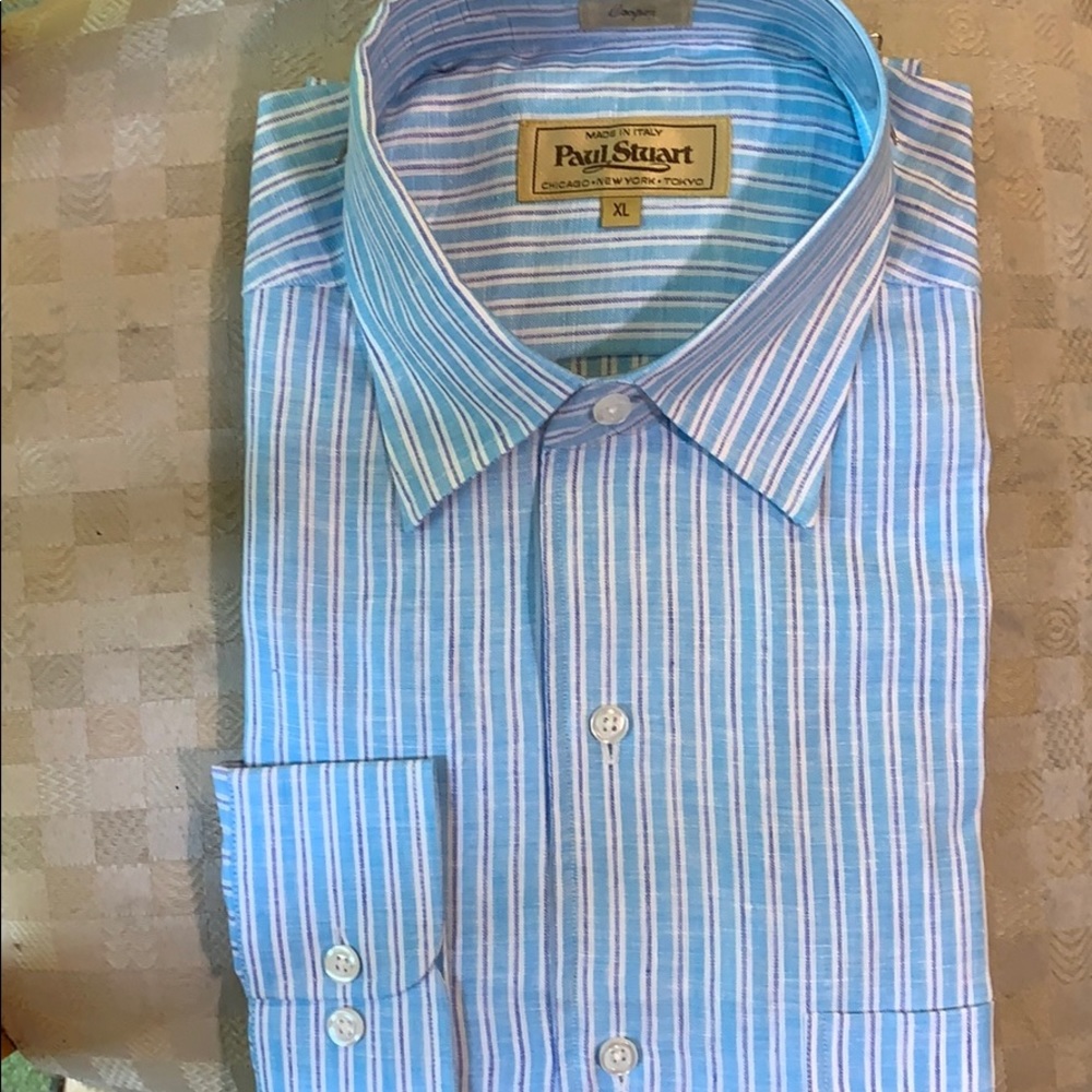 Paul Stuart linen sport shirt